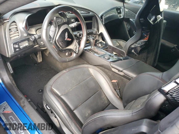2016 Chevrolet Corvette Z06 3LZ with VIN 1G1YU2D63G5603029, listed as a Copart auction lot 69495914 with 0 mi miles and Salvage Title. Bid and sale history available at carsss.com. Image 8.