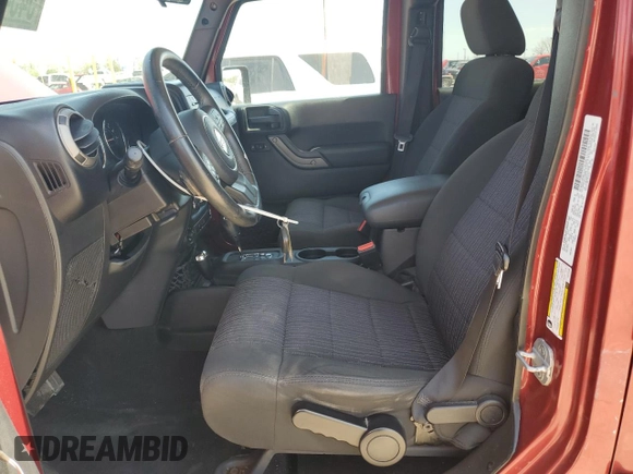 2012 Jeep Wrangler Unlimited Sport z VIN 1C4BJWDG7CL214633, wystawiony jako Copart lot #54547655 z przebiegiem 80 720 mil mil oraz Szkoda całkowita • Salvage title. Historia ofert i sprzedaży dostępna na DreamBid. Obrazek 7.
