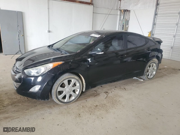 2012 Hyundai Elantra GLS with VIN 5NPDH4AE1CH092366, listed as a Copart auction lot 47722175 with 146,557 mi miles and Salvage Title. Bid and sale history available at carsss.com. Image 1.