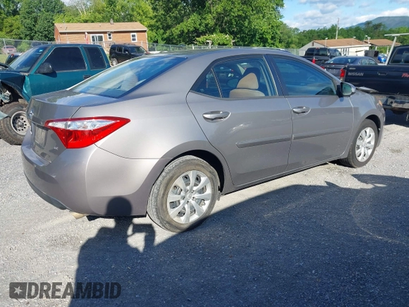2015 Toyota Corolla L z VIN 2T1BURHE4FC331535, wystawiony jako IAAI lot #42318683 z przebiegiem 135 864 mil mil oraz . Historia ofert i sprzedaży dostępna na DreamBid. Obrazek 4.