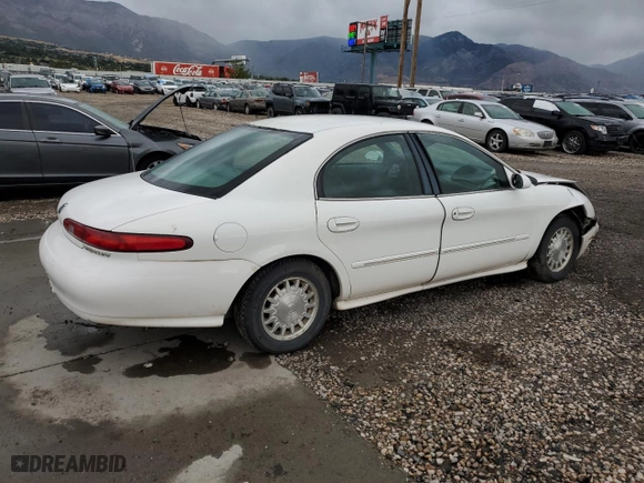 1997 Mercury Sable LS with VIN 1MELM53S2VG662056, listed as a Copart auction lot 71987484 with 150,280 mi miles and Salvage Title. Bid and sale history available at carsss.com. Image 3.