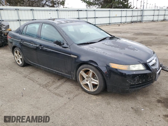 2005 Acura TL with VIN 19UUA66295A001838, listed as a Copart auction lot 45127454 with 194,389 mi miles and Clean Title. Bid and sale history available at carsss.com. Image 4.