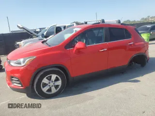 2017 Chevrolet Trax LT with VIN 3GNCJPSB3HL212057, listed as a Copart auction lot 53494495 with 75,481 mi miles and Salvage Title. Bid and sale history available at carsss.com. Image 1.