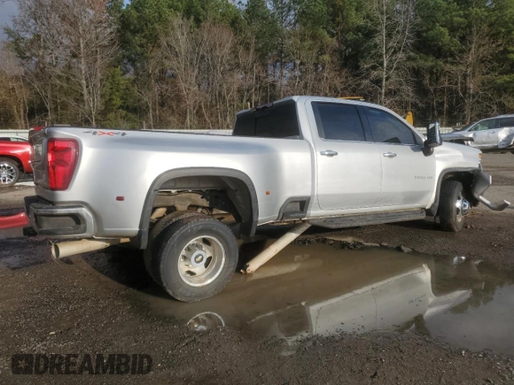 2022 Chevrolet Silverado 3500HD LTZ z VIN 1GC4YUEY1NF163633, wystawiony jako Copart lot #84660714 z przebiegiem 121 857 mil mil oraz Szkoda całkowita • Salvage title. Historia ofert i sprzedaży dostępna na DreamBid. Obrazek 3.