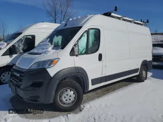 2023 Ram ProMaster Cargo with VIN 3C6LRVDG8PE603570, listed as a Copart auction lot 48440155 with 13,405 mi miles and Salvage Title. Bid and sale history available at carsss.com. Image 1.