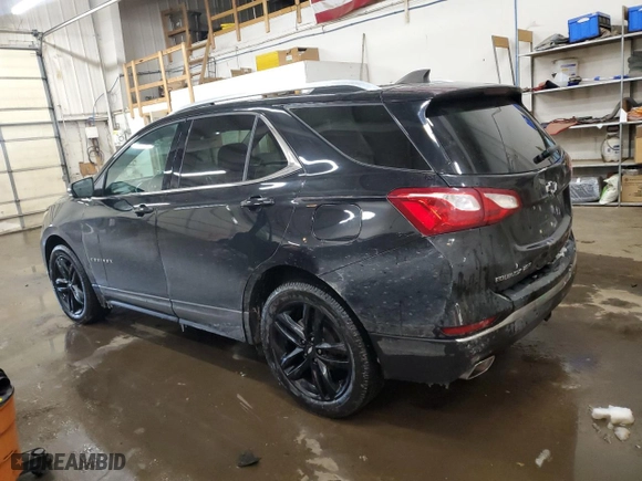2020 Chevrolet Equinox LT with VIN 3GNAXVEX0LL232308, listed as a Copart auction lot 47749335 with 57,251 mi miles and Salvage Title. Bid and sale history available at carsss.com. Image 2.
