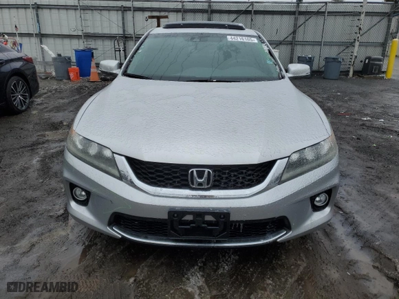 2014 Honda Accord Coupe EX-L with VIN 1HGCT2B86EA007105, listed as a Copart auction lot 44216105 with 107,552 mi miles and Salvage Title. Bid and sale history available at carsss.com. Image 5.