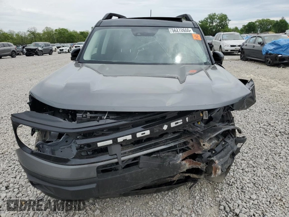2024 Ford Bronco Sport Outer Banks with VIN 3FMCR9C68RRF08281, listed as a Copart auction lot 56272655 with Not provided miles and Salvage title. Bid and sale history available at DreamBid. Image 5.