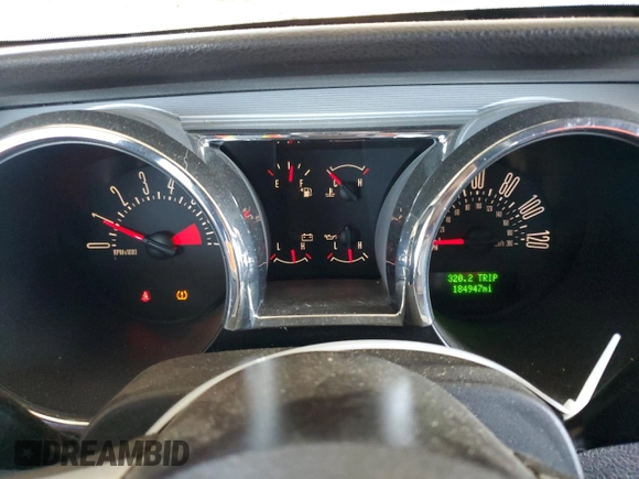 2009 Ford Mustang with VIN 1ZVHT80N295139306, listed as a Copart auction lot 47504065 with 184,947 mi miles and Clean Title. Bid and sale history available at carsss.com. Image 9.