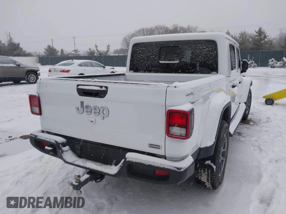 2023 Jeep Gladiator Overland z VIN 1C6HJTFG6PL544489, wystawiony jako IAAI lot #41311654 z przebiegiem 37 630 mil mil oraz . Historia ofert i sprzedaży dostępna na DreamBid. Obrazek 4.