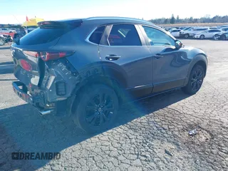 2024 Mazda CX-30 2.5 S Carbon Edition with VIN 3MVDMBCM2RM621362, listed as a IAAI auction lot 41265643 with 4,095 mi miles. Bid and sale history available at carsss.com. Image 4.