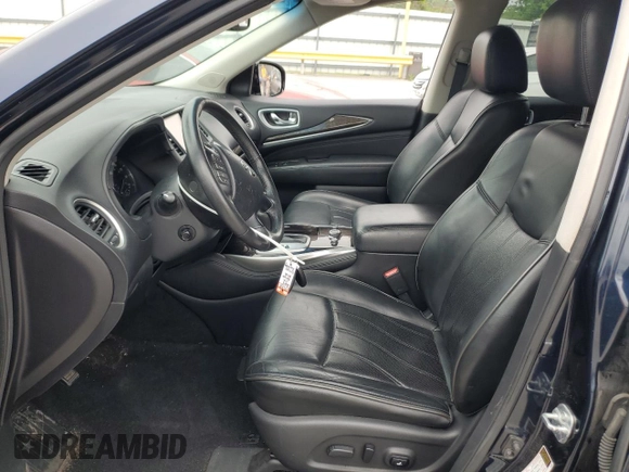 2015 Infiniti QX60 with VIN 5N1AL0MN5FC517654, listed as a Copart auction lot 55778495 with 134,922 mi miles and Salvage Title. Bid and sale history available at DreamBid. Image 7.