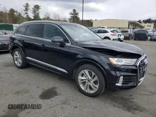 2021 Audi Q7 Premium with VIN WA1AXAF76MD016948, listed as a Copart auction lot 50158175 with 55,868 mi miles and Salvage title. Bid and sale history available at DreamBid. Image 4.