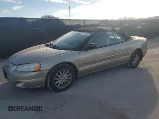 2002 Chrysler Sebring Limited with VIN 1C3EL65R72N255956, listed as a Copart auction lot 42710625 with 97,859 mi miles and Salvage title. Bid and sale history available at DreamBid. Image 1.