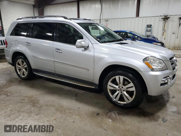 2010 Mercedes-Benz GL 450 with VIN 4JGBF7BE3AA579663, listed as a Copart auction lot 79842564 with 161,162 mi miles and Salvage Title. Bid and sale history available at DreamBid. Image 4.