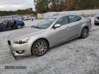 2014 Kia Cadenza Premium with VIN KNALN4D73E5143352, listed as a Copart auction lot 84725614 with 122,878 mi miles and Clean Title. Bid and sale history available at carsss.com. Image 1.