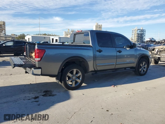 2015 Nissan Titan SL with VIN 1N6AA0EC6FN512486, listed as a Copart auction lot 88996665 with 91,569 mi miles and Salvage Title. Bid and sale history available at carsss.com. Image 3.