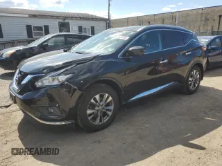 2017 Nissan Murano SL with VIN 5N1AZ2MH6HN136536, listed as a Copart auction lot 53435085 with 181,105 mi miles and Salvage title. Bid and sale history available at DreamBid. Image 1.