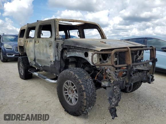 2006 Hummer H3 with VIN 5GTDN136568297746, listed as a Copart auction lot 74004254 with Not Provided miles and Non Repairable. Bid and sale history available at DreamBid. Image 4.