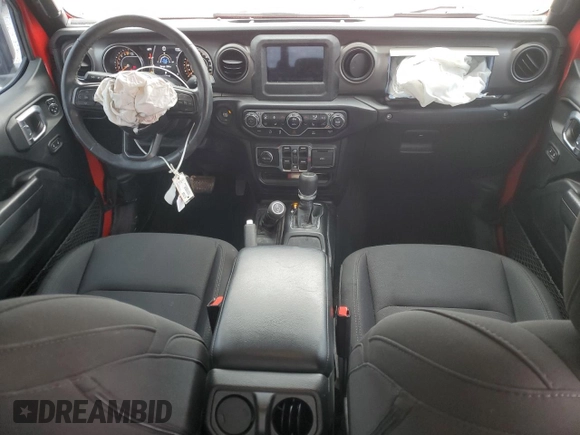 2022 Jeep Gladiator Texas Trail with VIN 1C6HJTAG9NL170836, listed as a Copart auction lot 43064695 with 46,176 mi miles and Salvage Title. Bid and sale history available at carsss.com. Image 8.