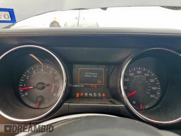 2015 Ford Mustang V6 with VIN 1FA6P8AM3F5328827, listed as a Copart auction lot 60254335 with 130,552 mi miles and Salvage title. Bid and sale history available at DreamBid. Image 9.