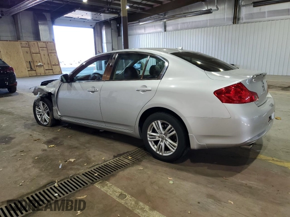 2015 Infiniti Q40 with VIN JN1CV6AR1FM524678, listed as a Copart auction lot 80853524 with 0 mi miles and Salvage Title. Bid and sale history available at carsss.com. Image 2.
