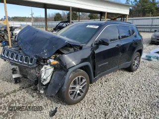 2019 Jeep Compass Latitude with VIN 3C4NJCBB7KT736765, listed as a Copart auction lot 88771625 with 91,240 mi miles and Salvage Title. Bid and sale history available at carsss.com. Image 1.