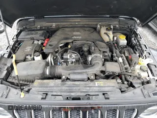 2020 Jeep Wrangler Unlimited Sahara with VIN 1C4HJXEG9LW337590, listed as a Copart auction lot 59197125 with 57,733 mi miles and Salvage title. Bid and sale history available at DreamBid. Image 12.