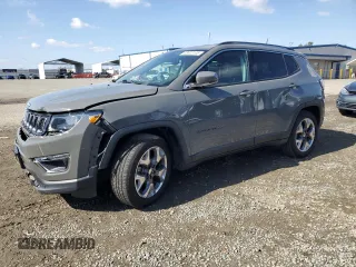 2021 Jeep Compass Limited with VIN 3C4NJCCB5MT559344, listed as a Copart auction lot 43022105 with 78,274 mi miles and Salvage Title. Bid and sale history available at carsss.com. Image 1.