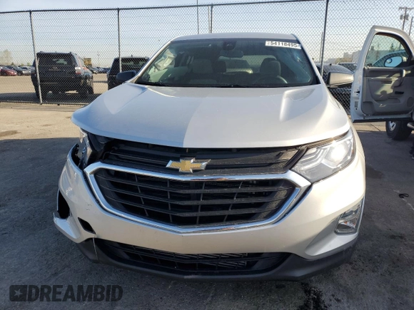 2021 Chevrolet Equinox LS z VIN 2GNAXHEV1M6160976, wystawiony jako Copart lot #54118495 z przebiegiem 58 473 mil mil oraz Szkoda całkowita • Salvage title. Historia ofert i sprzedaży dostępna na DreamBid. Obrazek 5.