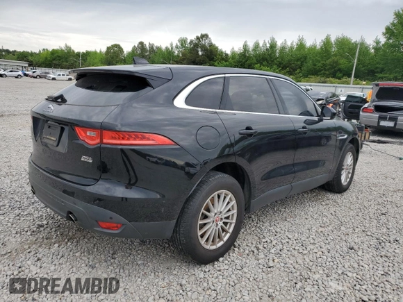 2019 Jaguar F-Pace 25t with VIN SADCS2FXXKA390615, listed as a Copart auction lot 54220435 with 108,687 mi miles and Clean title. Bid and sale history available at DreamBid. Image 3.