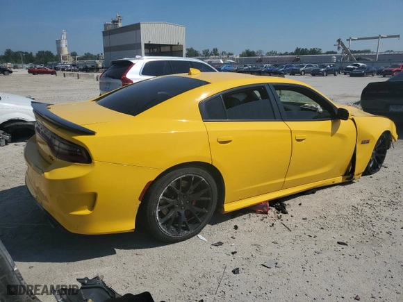 2017 Dodge Charger R/T Scat Pack with VIN 2C3CDXGJ5HH629984, listed as a Copart auction lot 69224304 with 63,733 mi miles and Salvage Title. Bid and sale history available at carsss.com. Image 3.