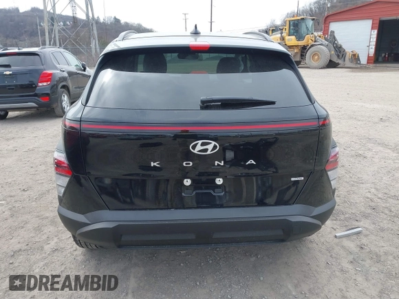 2025 Hyundai Kona SEL Convenience with VIN KM8HCCAB6SU189627, listed as a IAAI auction lot 41836762 with 994 mi miles and . Bid and sale history available at DreamBid. Image 17.