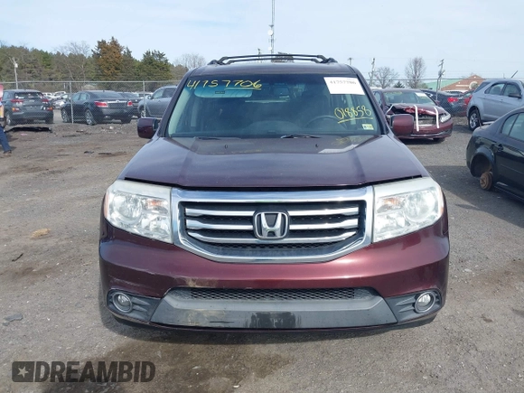 2012 Honda Pilot EX-L with VIN 5FNYF4H5XCB018858, listed as a IAAI auction lot 41757706 with 175,235 mi miles and . Bid and sale history available at carsss.com. Image 12.