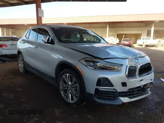 2021 BMW X2 sDrive28i with VIN WBXYH9C01M5S45641, listed as a IAAI auction lot 41688196 with 50,302 mi miles. Bid and sale history available at carsss.com. Image 1.