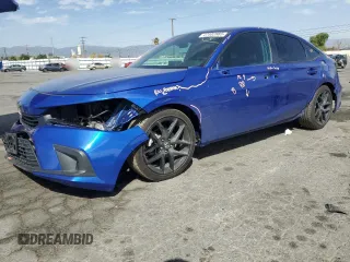 2024 Honda Civic Sedan Sport with VIN 2HGFE2F54RH589123, listed as a Copart auction lot 47402885 with 19,598 mi miles and Salvage Title. Bid and sale history available at carsss.com. Image 1.