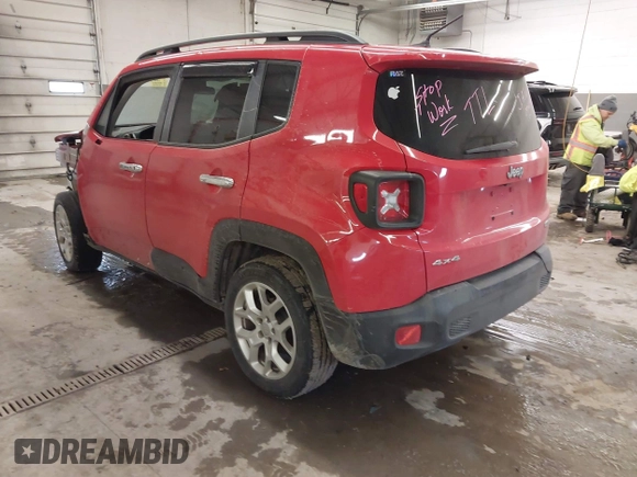 2015 Jeep Renegade Latitude with VIN ZACCJBBT0FPB56950, listed as a IAAI auction lot 41736948 with 98,793 mi miles and . Bid and sale history available at carsss.com. Image 3.