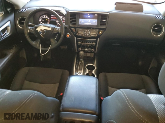 2019 Nissan Pathfinder SV with VIN 5N1DR2MM4KC587882, listed as a Copart auction lot 45762985 with 66,909 mi miles and Salvage Title. Bid and sale history available at carsss.com. Image 8.
