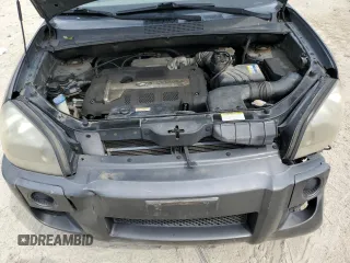 2007 Hyundai Tucson GLS with VIN KM8JM12B27U515691, listed as a Copart auction lot 68236814 with 120,898 mi miles and Salvage Title. Bid and sale history available at carsss.com. Image 12.