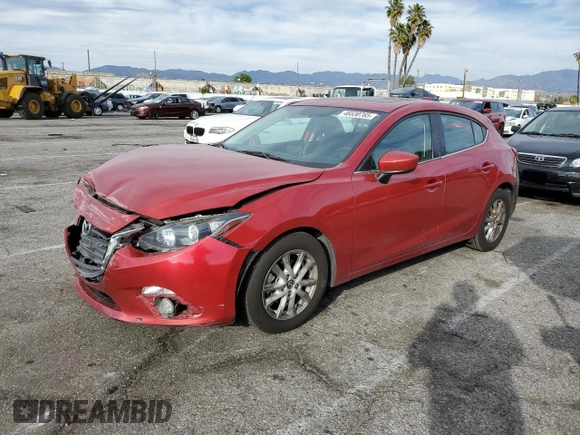2015 Mazda 3 i Touring with VIN 3MZBM1L75FM146585, listed as a Copart auction lot 46838765 with 111,048 mi miles and Salvage Title. Bid and sale history available at carsss.com. Image 1.