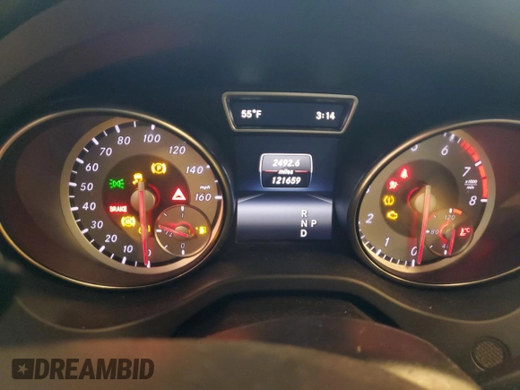 2015 Mercedes-Benz CLA 250 with VIN WDDSJ4GB1FN265340, listed as a Copart auction lot 49583103 with 121,659 mi miles and . Bid and sale history available at DreamBid. Image 9.