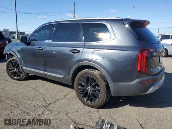 2020 Kia Telluride EX z VIN 5XYP34HC6LG001907, wystawiony jako Copart lot #49150095 z przebiegiem 98 978 mil mil oraz Szkoda całkowita • Salvage title. Historia ofert i sprzedaży dostępna na DreamBid. Obrazek 2.