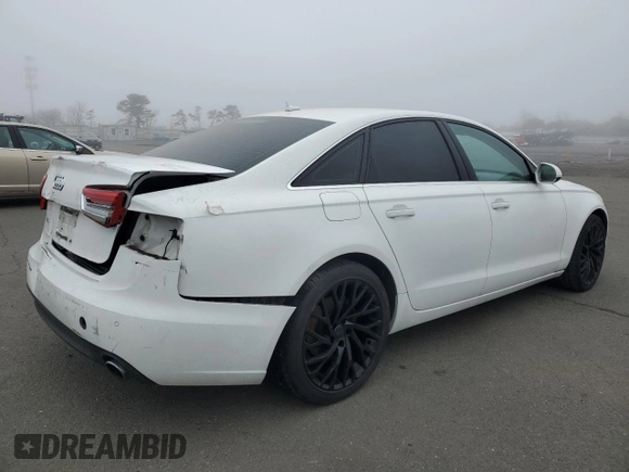 2013 Audi A6 Premium Plus with VIN WAUDFAFC8DN076742, listed as a Copart auction lot 51014335 with 92,694 mi miles and Salvage title. Bid and sale history available at DreamBid. Image 3.