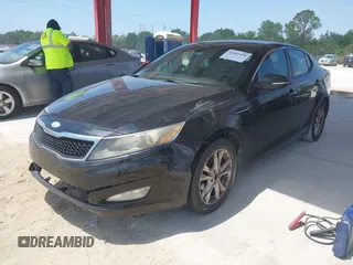2013 Kia Optima EX with VIN 5XXGN4A75DG204221, listed as a IAAI auction lot 42081408 with 196,760 mi miles. Bid and sale history available at carsss.com. Image 2.