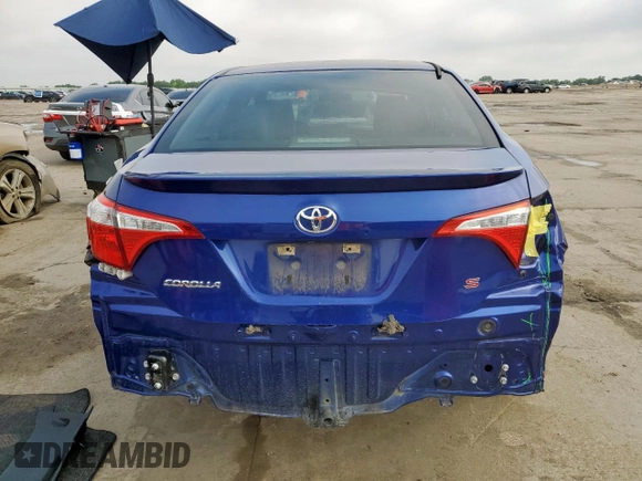 2016 Toyota Corolla L z VIN 5YFBURHEXGP530297, wystawiony jako Copart lot #59208115 z przebiegiem 108 955 mil mil oraz Szkoda całkowita • Salvage title. Historia ofert i sprzedaży dostępna na DreamBid. Obrazek 6.