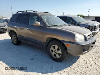 2006 Hyundai Santa Fe GLS with VIN KM8SC13E76U046922, listed as a Copart auction lot 74558354 with 124,919 mi miles and Clean Title. Bid and sale history available at carsss.com. Image 4.