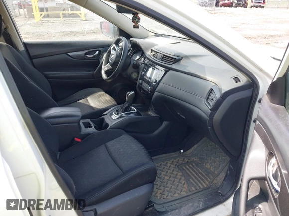 2017 Nissan Rogue SV with VIN KNMAT2MV1HP533572, listed as a IAAI auction lot 41999948 with 190,216 mi miles. Bid and sale history available at carsss.com. Image 5.