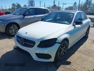 2018 Mercedes-Benz C 43 AMG with VIN 55SWF6EB4JU238408, listed as a IAAI auction lot 41630851 with 116,235 mi miles and . Bid and sale history available at carsss.com. Image 20.