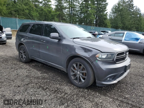 2016 Dodge Durango SXT with VIN 1C4RDHAG9GC361824, listed as a Copart auction lot 47235975 with 118,447 mi miles and Salvage Title. Bid and sale history available at DreamBid. Image 4.