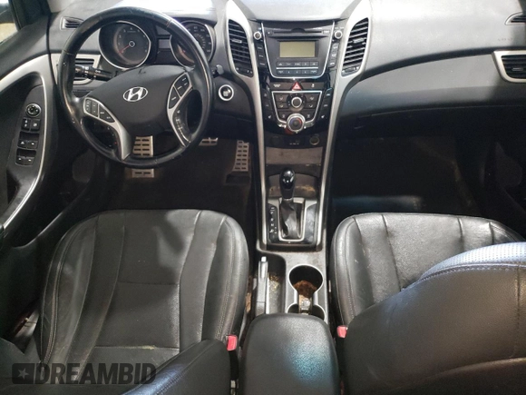2014 Hyundai Elantra with VIN KMHD35LH3EU215908, listed as a Copart auction lot 75397254 with 127,087 mi miles and Salvage title. Bid and sale history available at DreamBid. Image 8.